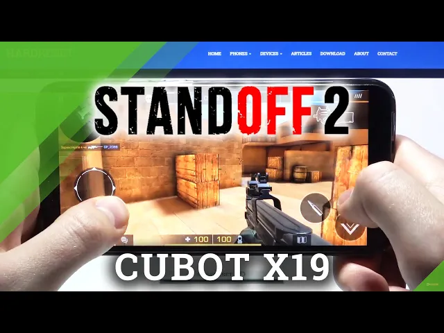 Video thumbnail for Standoff 2 in Cubot X19 | Shooter Game