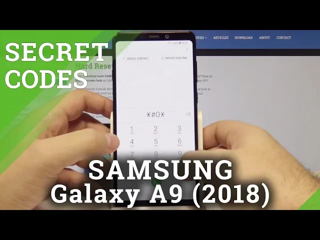 Video thumbnail for Secret Codes SAMSUNG A9 2018 - Enable Hidden Modes / Service Menu