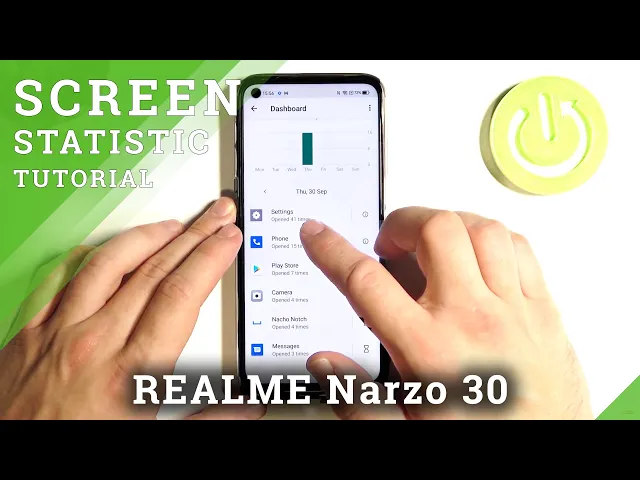 Video thumbnail for How to Check Number of Apps Opened Each Day in REALME Narzo 30 - Digital Wellbeing
