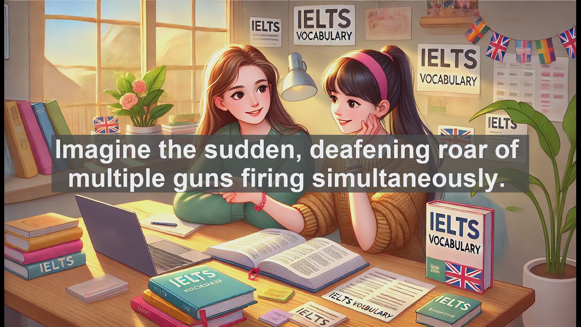 'Video thumbnail for 2000 Must Know IELTS 9.0 Vocabulary - Fusillade: Mastering a Powerful Word in English'