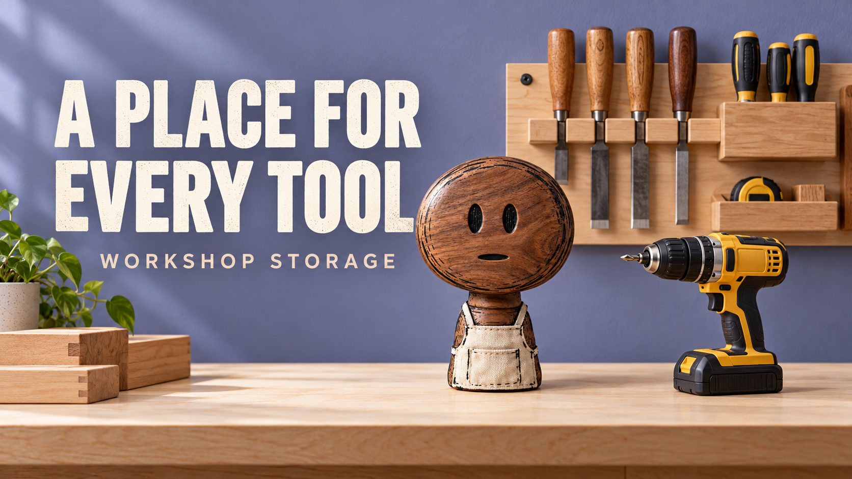 Video thumbnail for Small Garage Tool Storage That Actually Works | Homeroom Fix