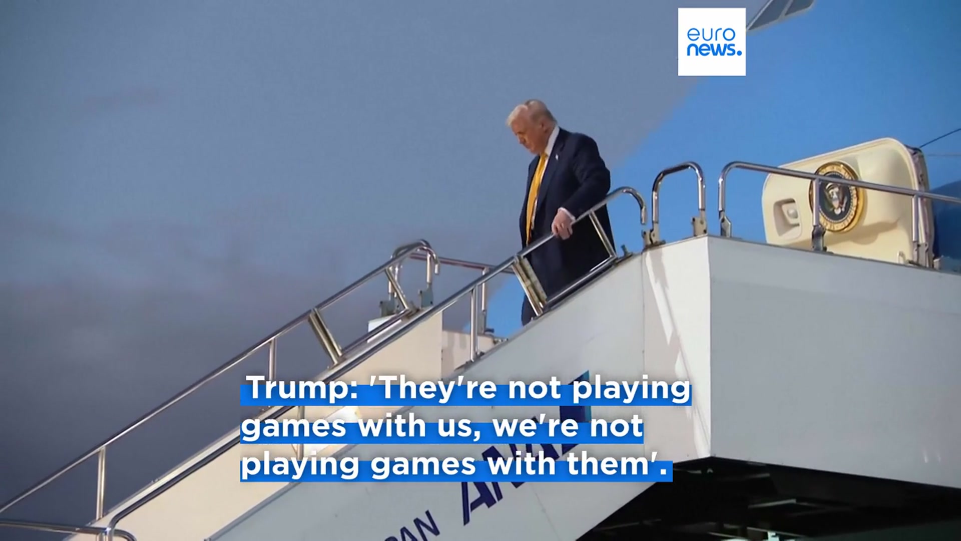 'Video thumbnail for Trump urges Putin to end war in Ukraine ‘instead of testing missiles’'