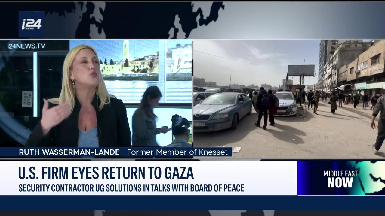 Video thumbnail for US firm eyes return to Gaza: Security contractor, UG Solutions, in talks with Board of Peace