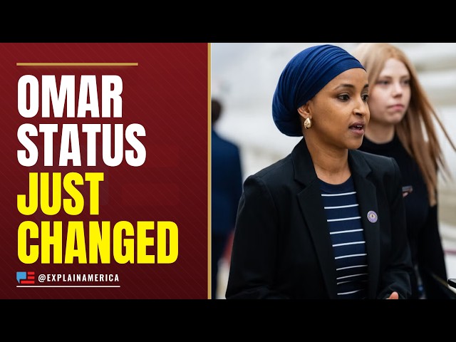 Video thumbnail for CITIZENSHIP STRIPPED - ICE Confirms Nightmare For Ilhan Omar