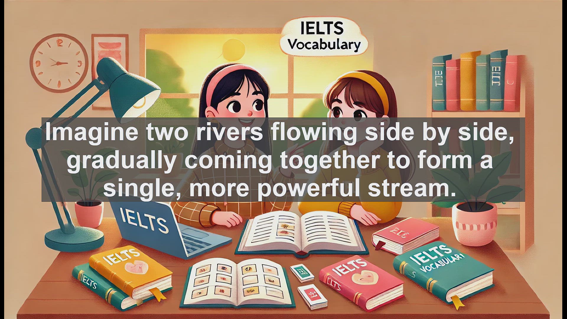 'Video thumbnail for 2500 Must Know IELTS 6.5 Vocabulary - Understanding 'Merge': Combining Elements in English'