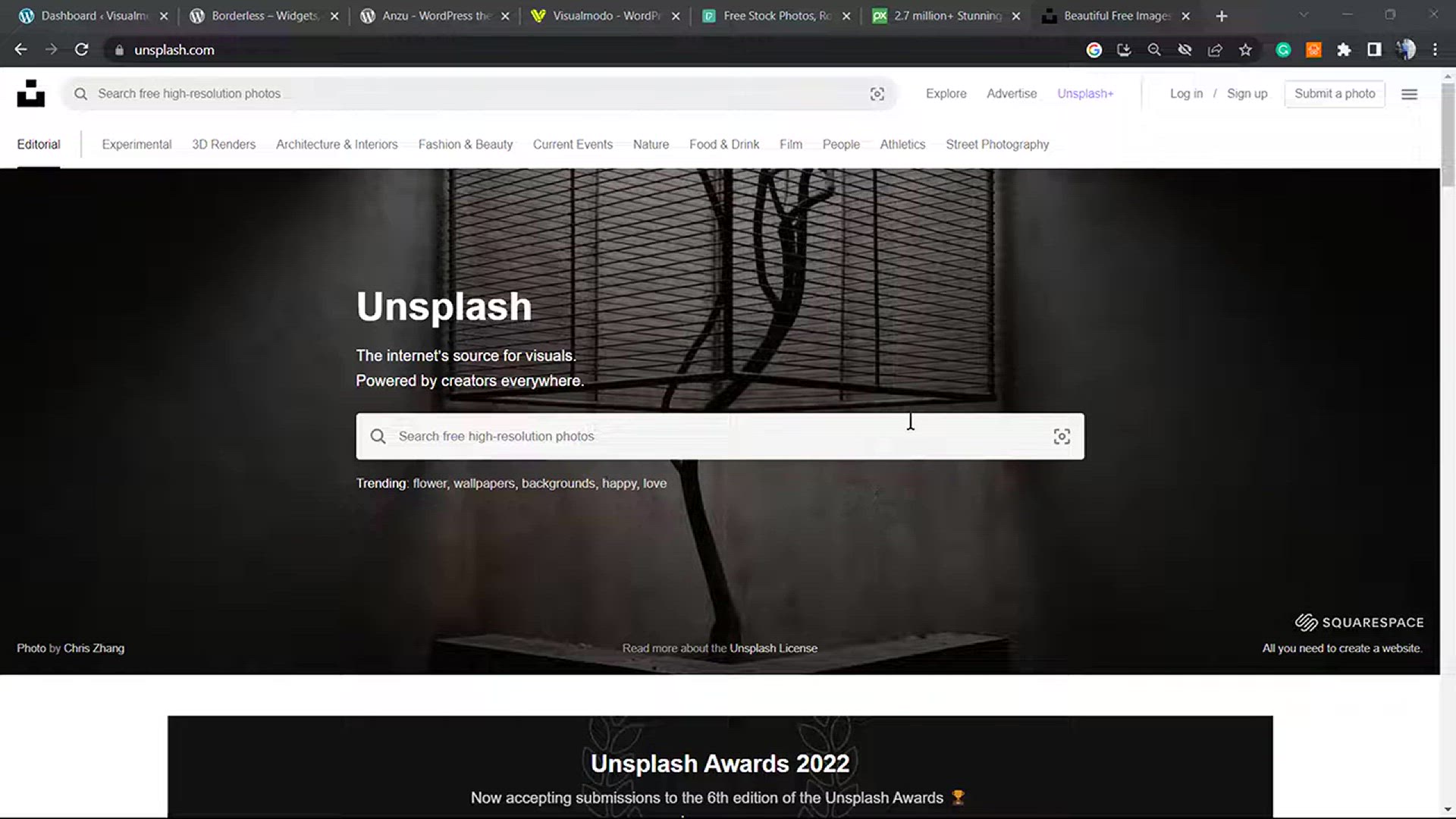 'Video thumbnail for How To Instantly Upload Unsplash Pixabay or Pexels Photos to your website Without Leaving WordPress_'