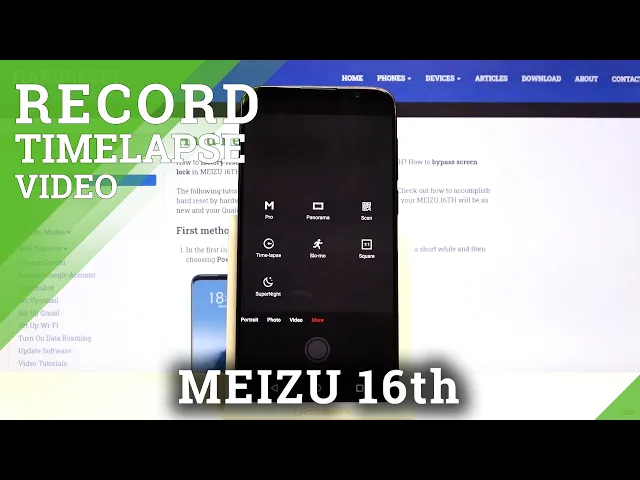 Video thumbnail for How to Record Time-lapse in Meizu 16th – Speed Up Video
