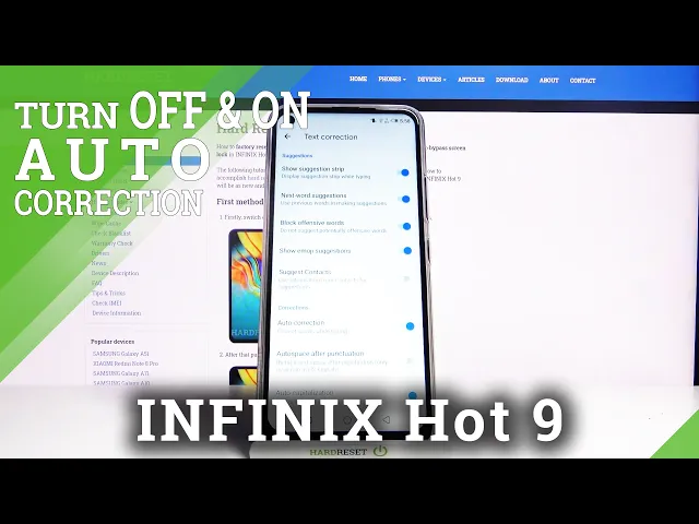 Video thumbnail for How to Locate Text Correction Options in Infinix Hot 9 – Find Typing Features