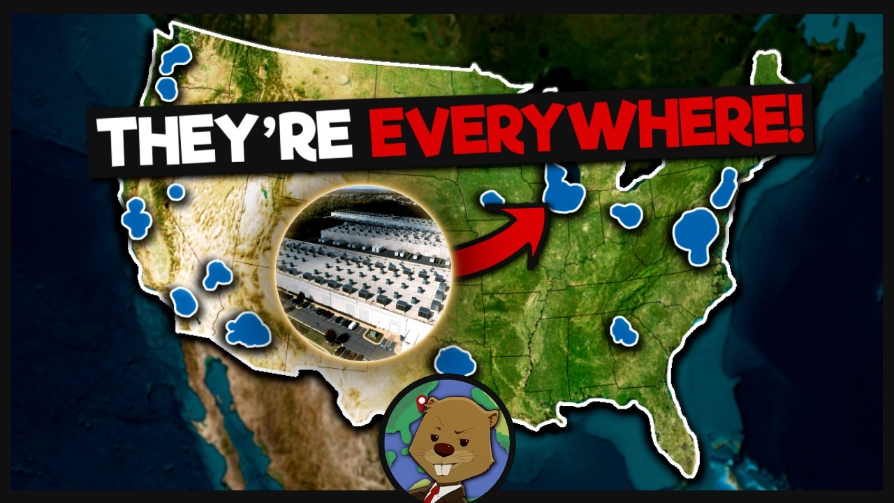 Video thumbnail for The Secret Geography of AI Data Centers
