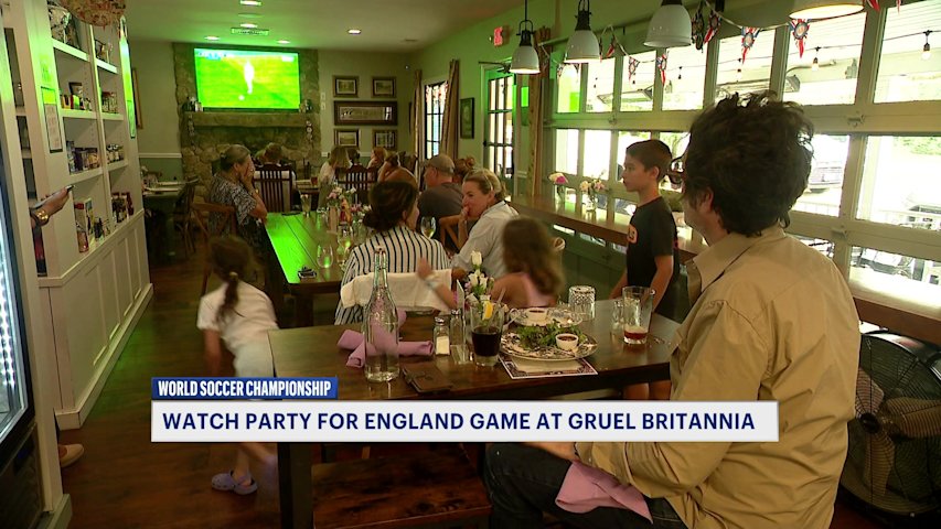Video thumbnail for Local England soccer fans feel 'miserable' following World Cup semifinal loss to Argentina