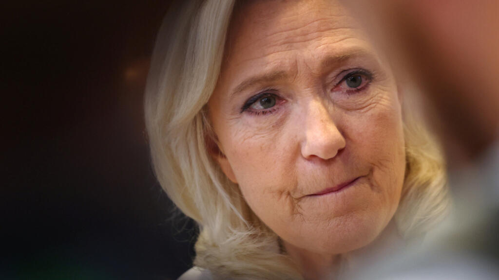 Video thumbnail for What has French far-right leader Marine Le Pen been found guilty of and sentenced to?