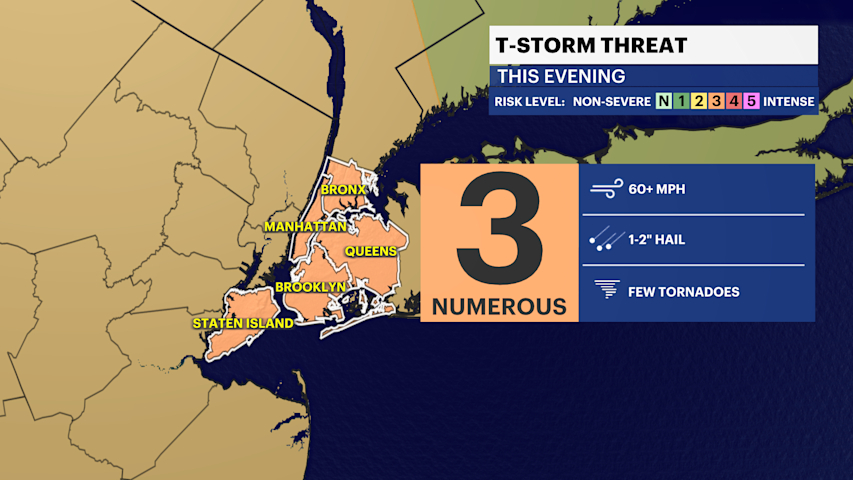 Video thumbnail for STORM WATCH: Dangerous storms continue into this evening in Brooklyn