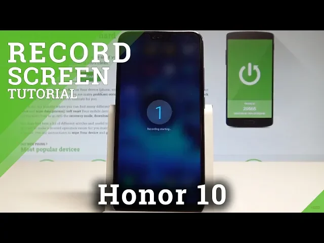 Video thumbnail for How to Record Screen in Honor 10 -Turn On / Off Screen Recording |HardReset.Info