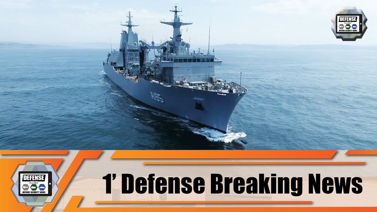 Video thumbnail for Australian Navy HMA NUSHIP Supply Class Auxiliary Oiler Replenishment ship completes sea trials