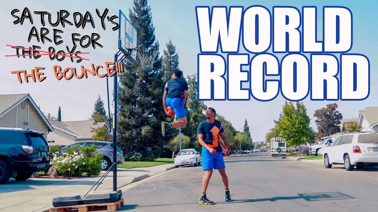 Video thumbnail for SATURDAY’s are For the BOUNCE: Another Dunk WORLD RECORD!