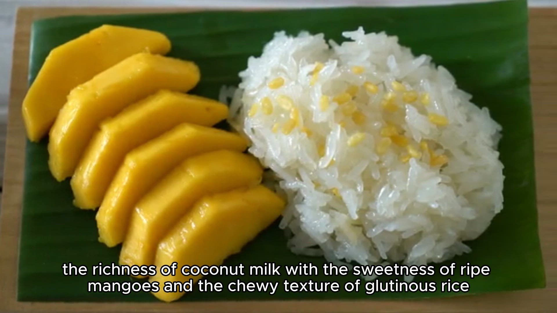Video thumbnail for Mango Sticky Rice Recipe
