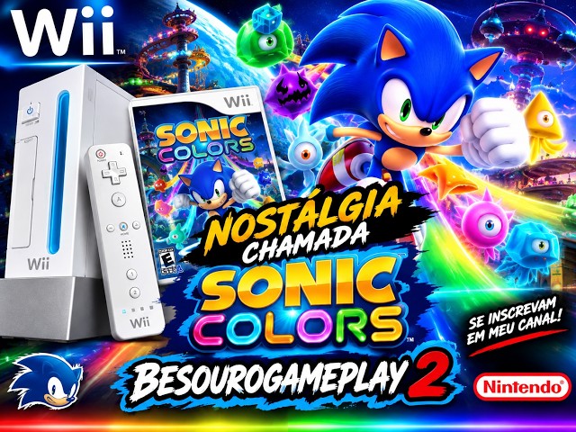 Video thumbnail for SONIC COLORS...DIRETO DO NINTENDO WII!