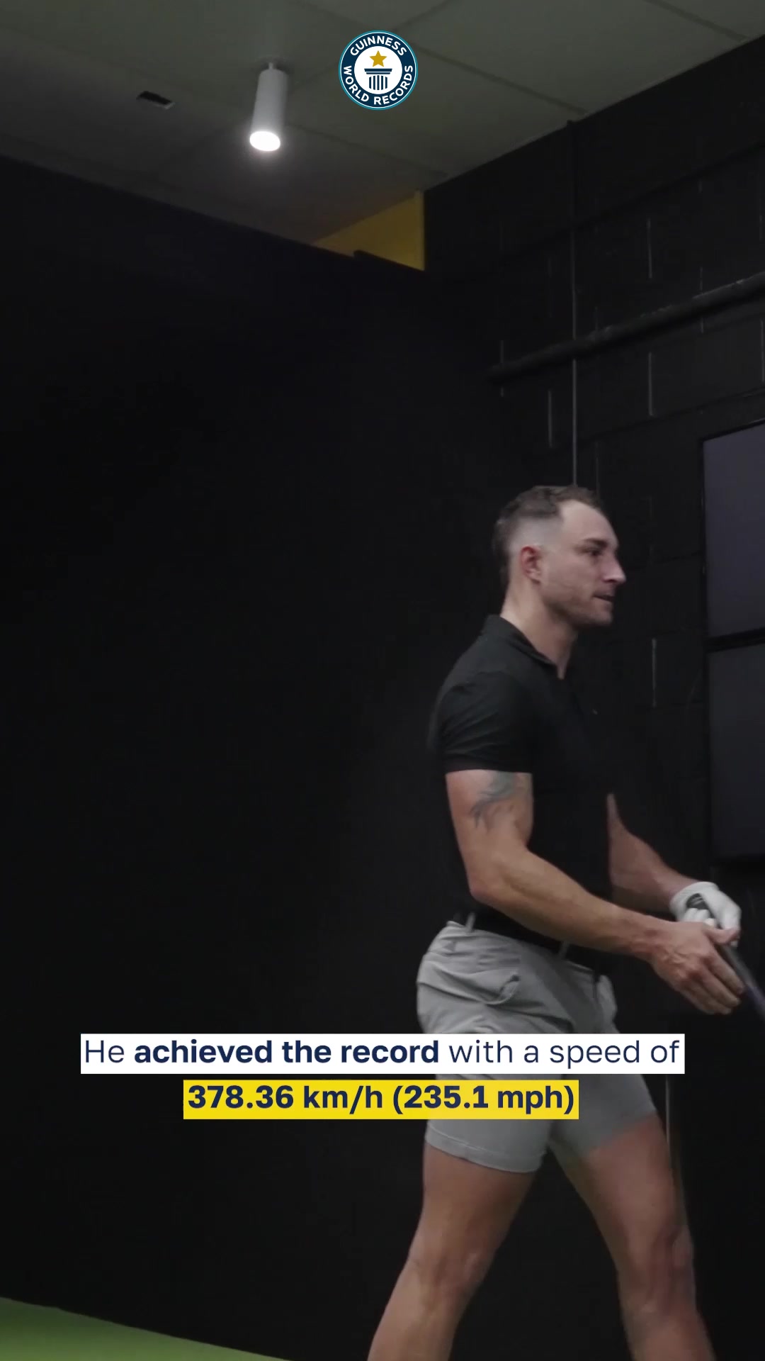 Video thumbnail for Fastest Golf Drive World Record