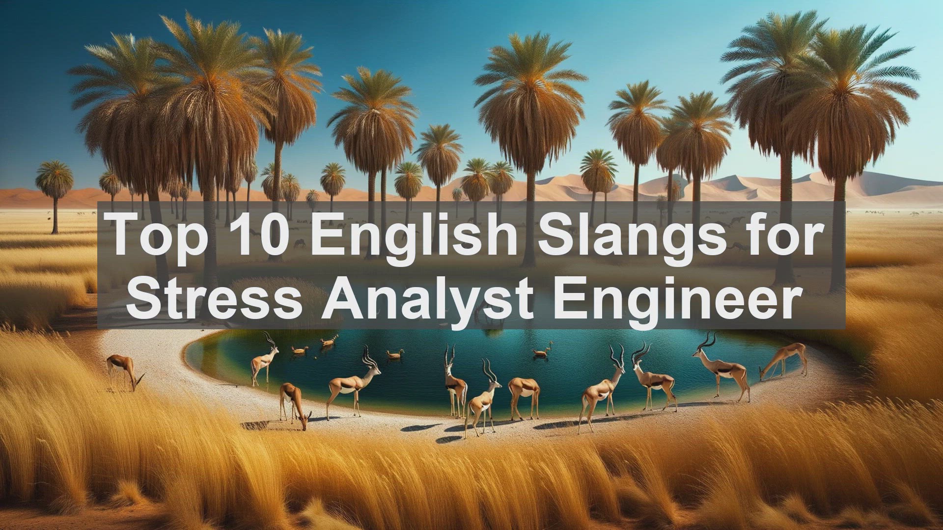'Video thumbnail for Top 10 English Slangs for Stress Analyst Engineer'
