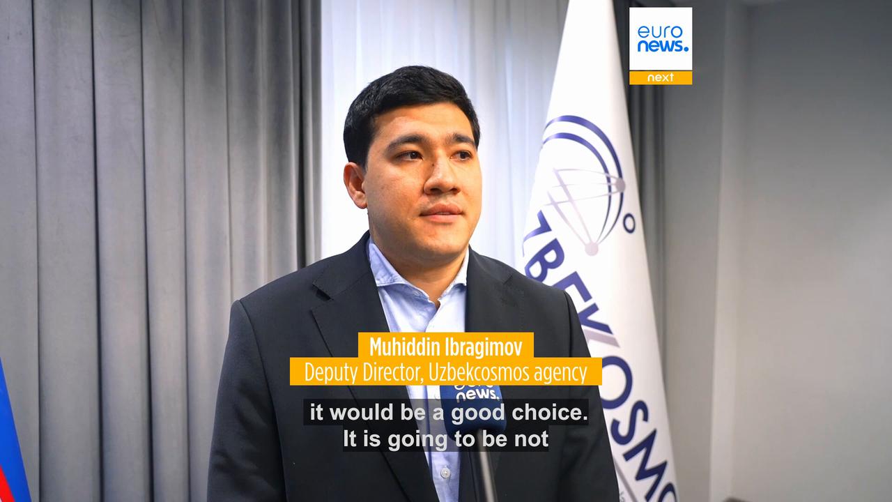 Video thumbnail for Uzbekistan prepares for first homegrown satellite and astronaut mission