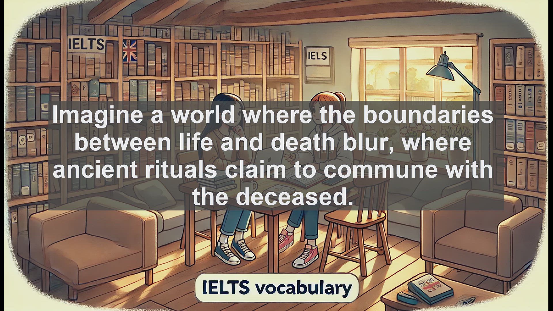 'Video thumbnail for 2000 Must Know IELTS 9.0 Vocabulary - Necromancy: Exploring the Dark Art of Communicating with the Dead'