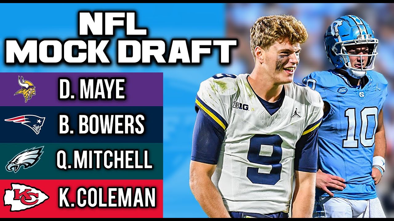 Video thumbnail for 2024 NFL Mock Draft With BIG Trades