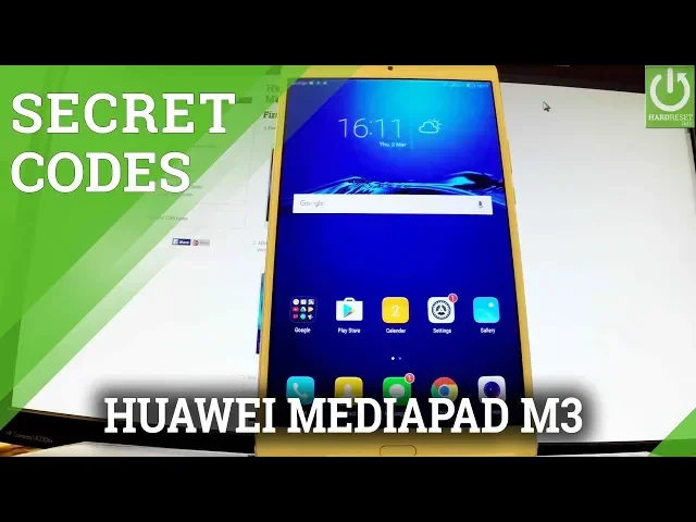 Video thumbnail for Codes in HUAWEI MediaPad M3 - Tips & Tricks / Advanced Options