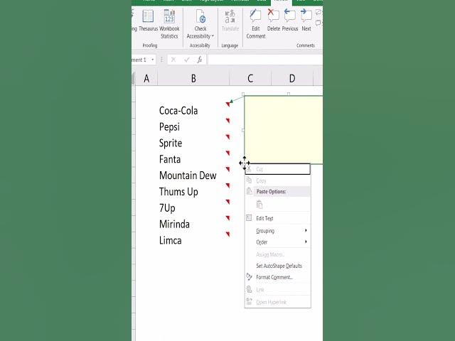 Video thumbnail for Insert Pictures in Excel Cell Notes #excel #excelforbeginners #exceltutorial #exceltips