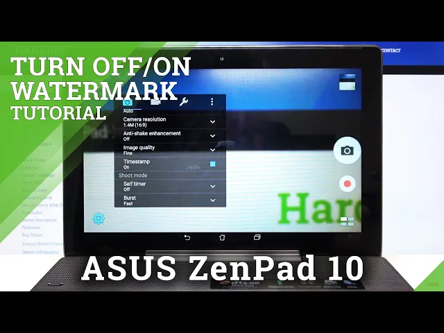 Video thumbnail for How to Add Time Stamp Watermark in ASUS ZenPad 10 – Customize Watermark Options
