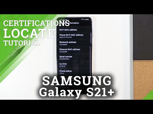 Video thumbnail for How to Locate FCC Certification in SAMSUNG Galaxy S21+ - FCC Mark