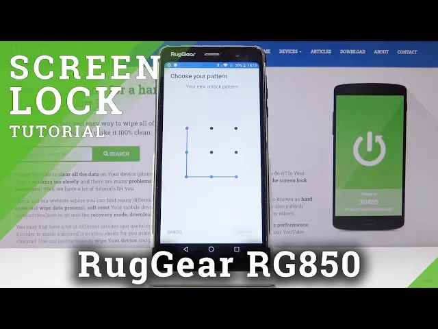 Video thumbnail for How to Set Up Password in RUGGEAR RG850 – Add Screen Lock