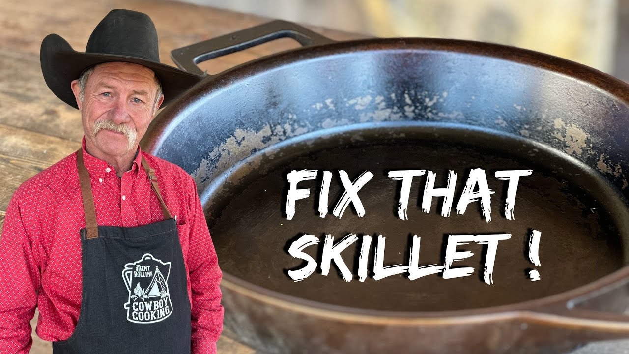 'Video thumbnail for Solved! The Easiest Way to Fix Flaking Seasoning on Your Cast Iron'