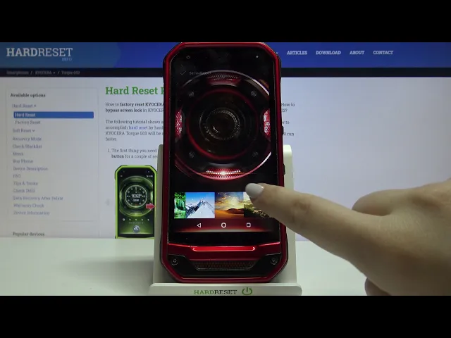 Video thumbnail for How to Change Wallpaper in KYOCERA Torque G03 – Find Wallpaper Customization Settings