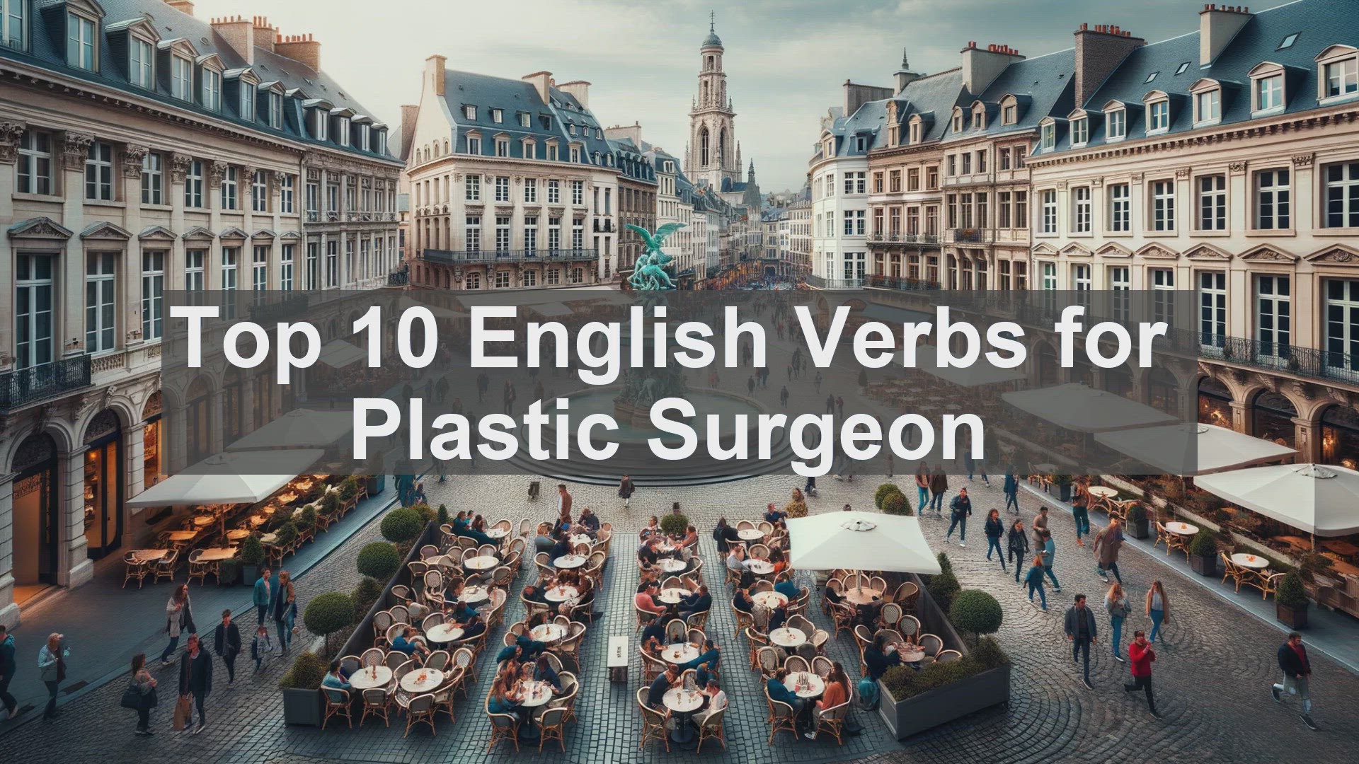 'Video thumbnail for Top 10 English Verbs for Plastic Surgeon'