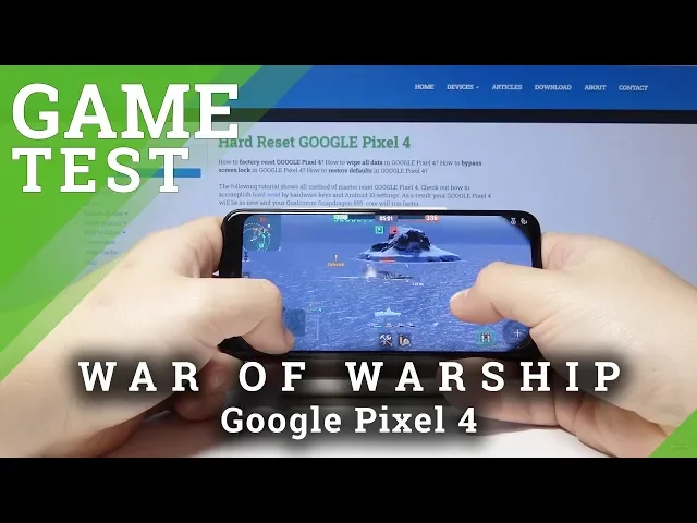 Video thumbnail for War of Warships on Google Pixel 4 - High Graphics Checkup