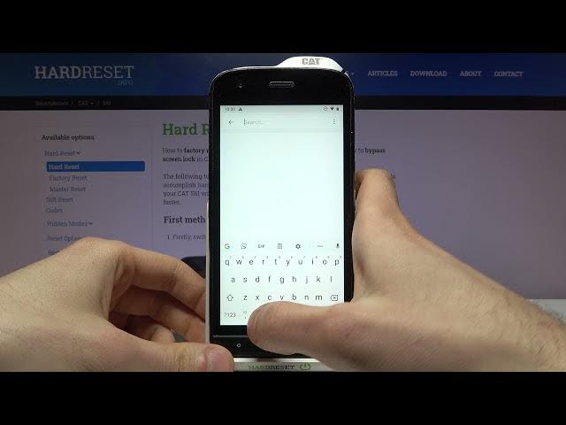 Video thumbnail for How to Set Up Keyboard Language on CAT S61 – Change Keyboard Language