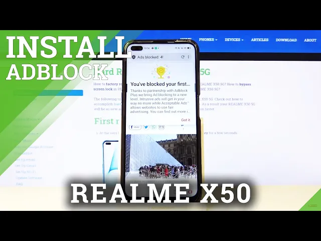 Video thumbnail for How to Install AdBlock in REALME X50 5G – Get Rid of Ads