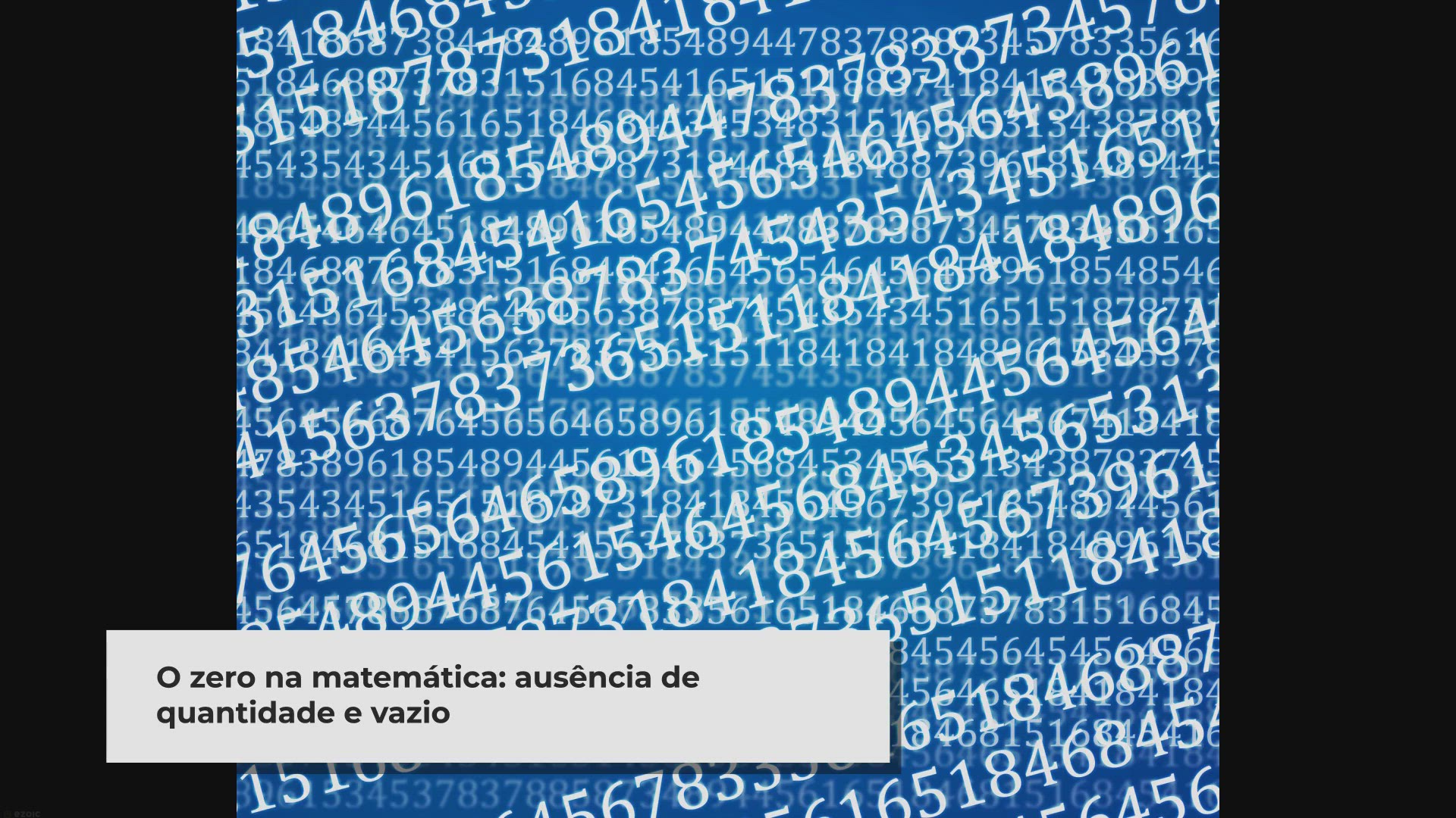'Video thumbnail for O Profundo Significado de Zero em Matemática'