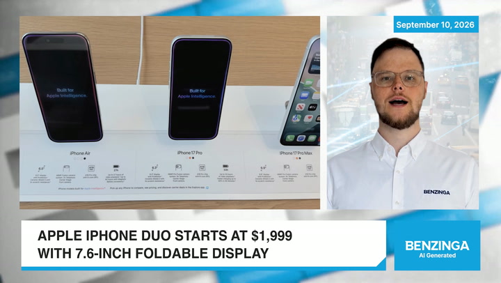 Video thumbnail for Apple Unveils Foldable iPhone