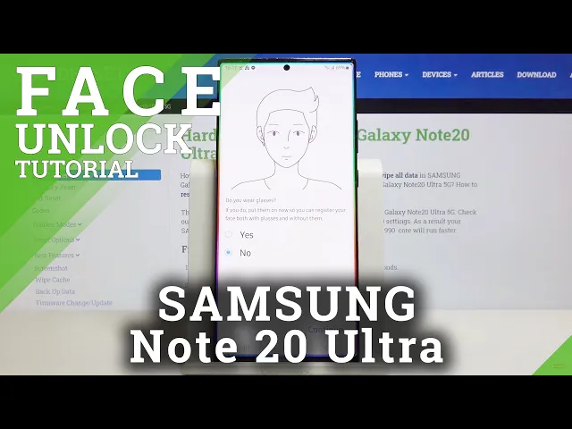 Video thumbnail for How to Enable Face Unlock in SAMSUNG Galaxy Note 20 Ultra – Face Recognition