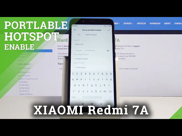 Video thumbnail for How to Set Up Portable Hotspot in XIAOMI Redmi 7A – Wi-Fi Sharing