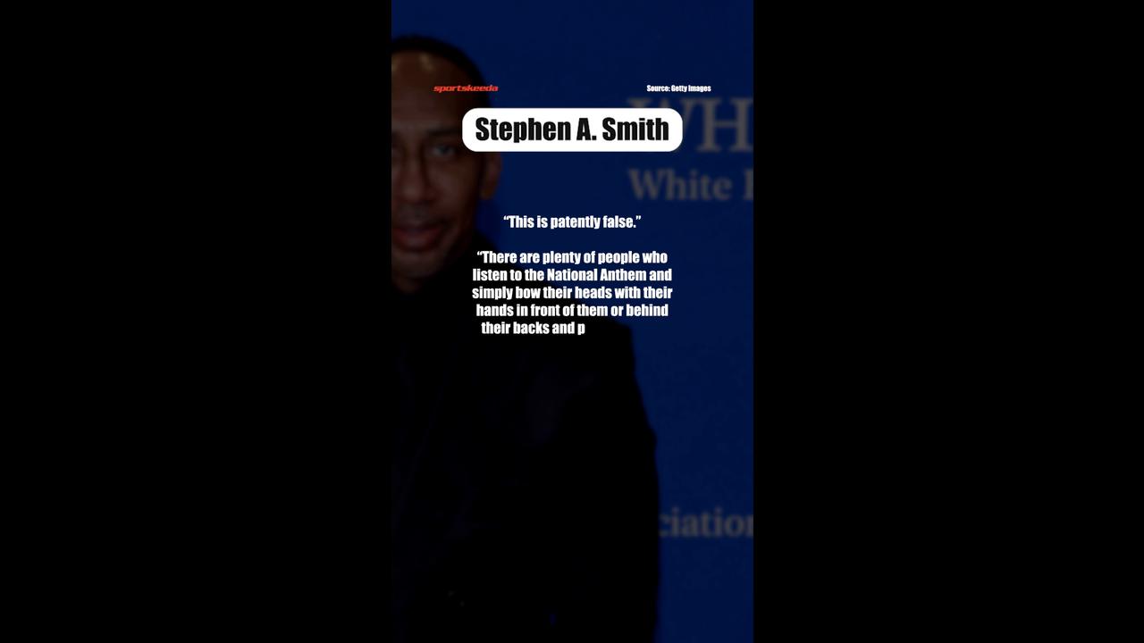 Video thumbnail for Stephen A. Smith FIRES BACK at Spurs National Anthem Controversy