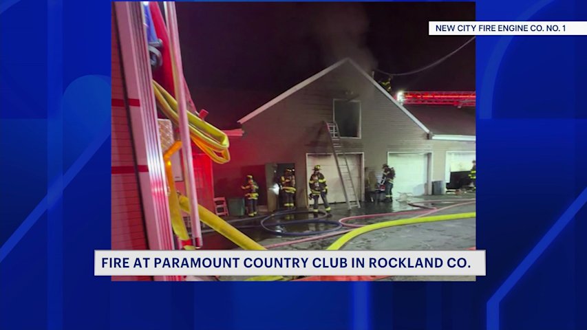 Video thumbnail for Fire damages equipment at Paramount Country Club