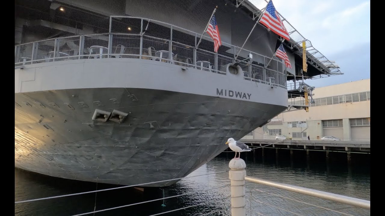 Video thumbnail for San Diego Midway Aircraft Carrier Part 1