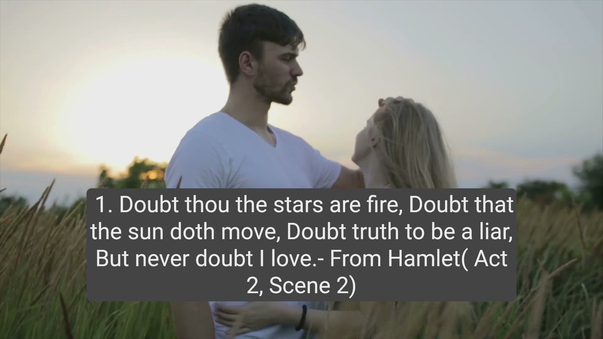 'Video thumbnail for Top 10 Shakespeare Quotes on Love - Timeless Wisdom from the Bard'
