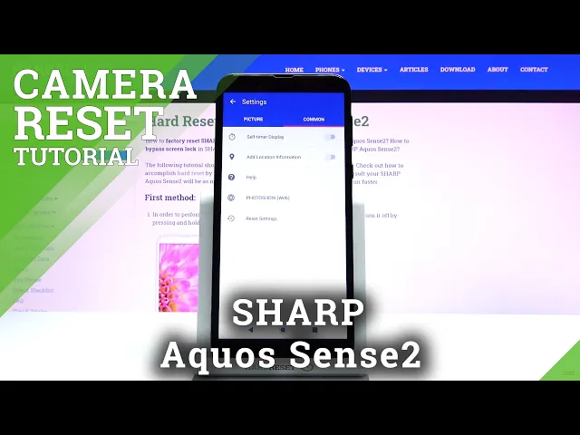 Video thumbnail for How to Reset Camera Settings in SHARP Aquos Sense2 – Reset Camera Configurations