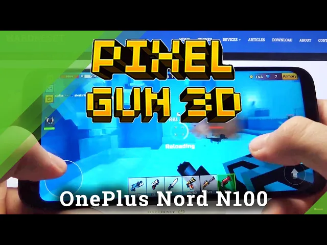 Video thumbnail for Test Pixel Gun 3D on OnePlus Nord N100 – Performance Checkup
