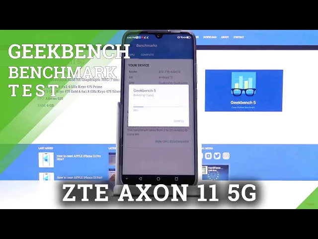 Video thumbnail for ZTE AXON 11 Pro 5g - BENCHMARK TEST GeekBench v5