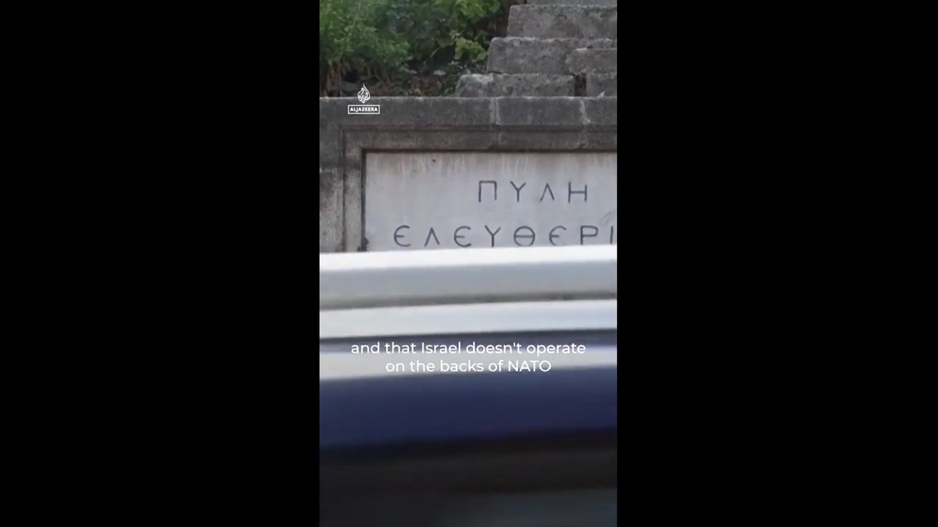'Video thumbnail for Israeli cruise ship protest sparks violent police clashes on Greek island'