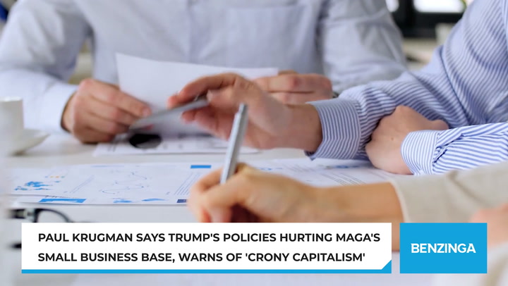 Video thumbnail for Krugman's Crony Warning